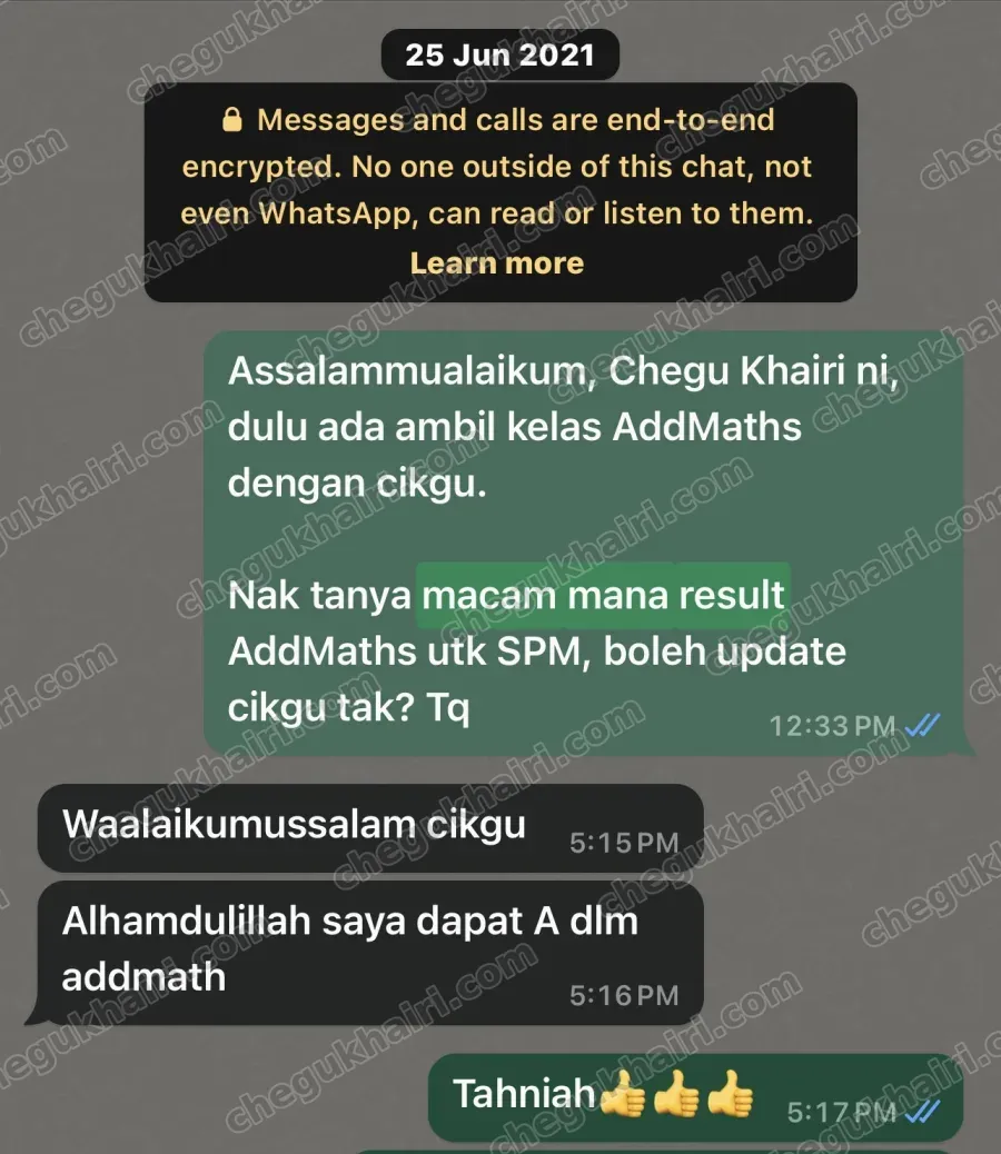 SPM 2020 - A for Add Maths.