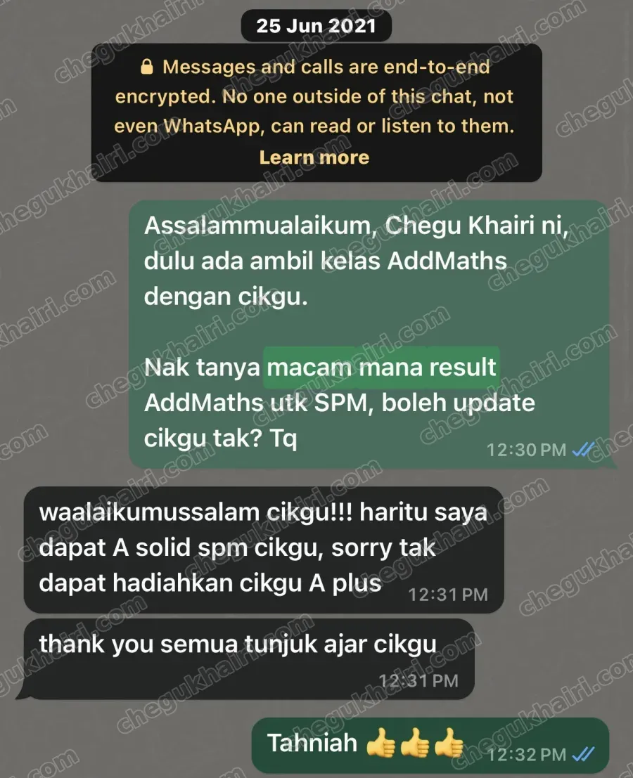 SPM 2020 - Solid A for Add Maths.