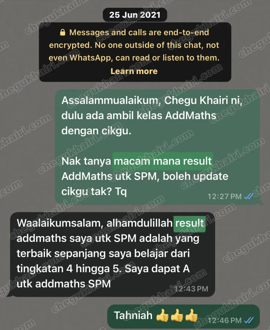 SPM 2020 - A for Add Maths - "yang terbaik sepanjang saya belajar dari tingkatan 4 hingga 5".